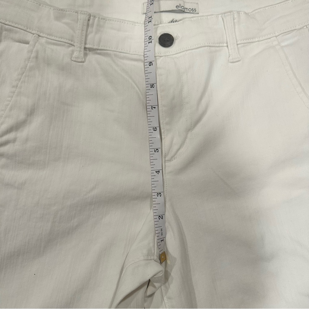 Wide Leg High Waisted Cropped Pants Size 4 Beige Cream Coastal Cowgirl Spring - Picture 6 of 8